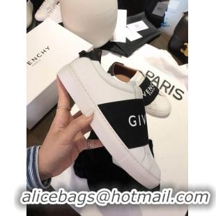 ​New Fashion Givenchy Paris Sneakers in Calf Leather G87539 White/Black