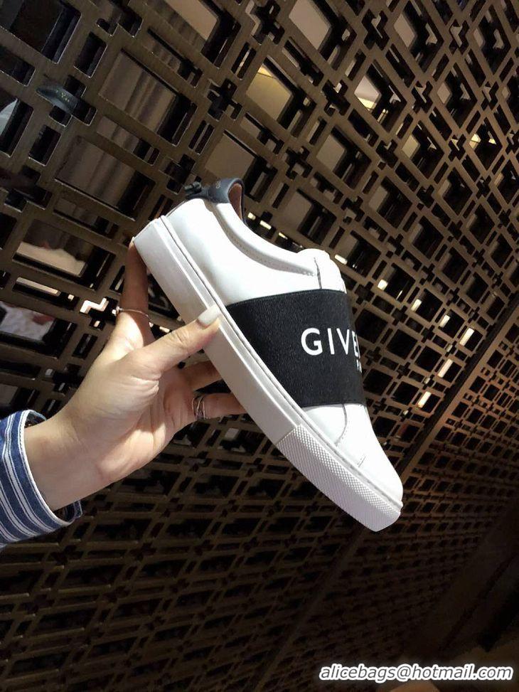 ​New Fashion Givenchy Paris Sneakers in Calf Leather G87539 White/Black