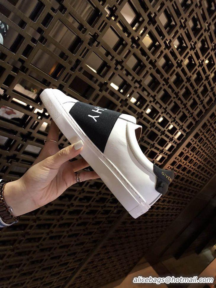 ​New Fashion Givenchy Paris Sneakers in Calf Leather G87539 White/Black