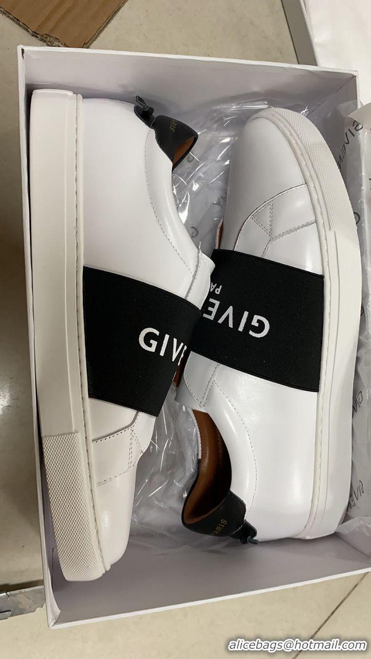 ​New Fashion Givenchy Paris Sneakers in Calf Leather G87539 White/Black