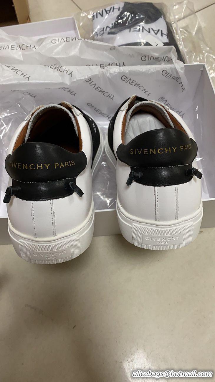 ​New Fashion Givenchy Paris Sneakers in Calf Leather G87539 White/Black