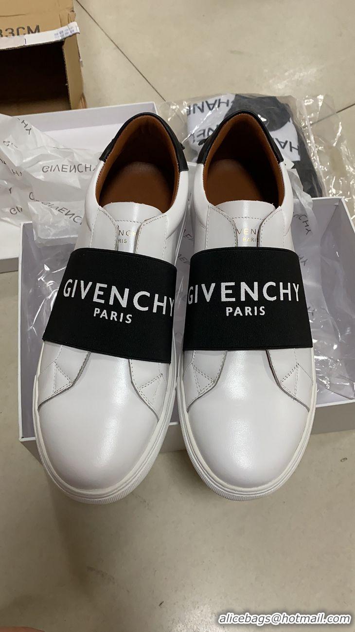 ​New Fashion Givenchy Paris Sneakers in Calf Leather G87539 White/Black