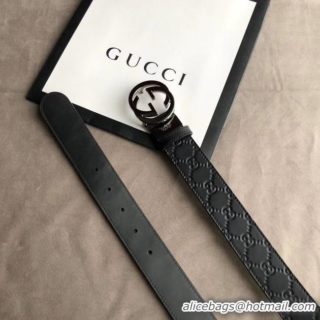 Best Price Gucci Original Calf Leather 35MM 3306-12