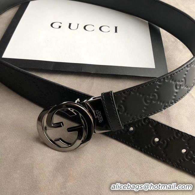 Best Price Gucci Original Calf Leather 35MM 3306-12