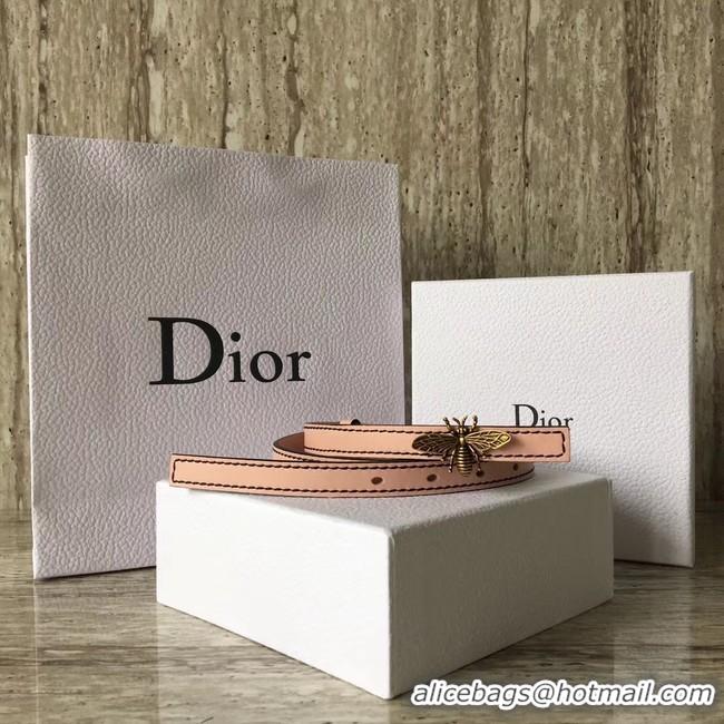 Discount Dior BEE BELT CALFSKIN B0387 pink