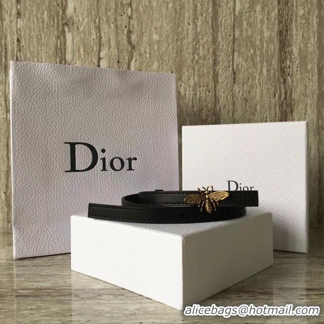 Unique Style Dior BEE BELT CALFSKIN B0387 black