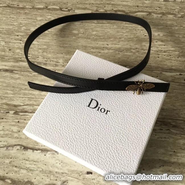 Unique Style Dior BEE BELT CALFSKIN B0387 black