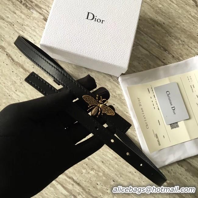 Unique Style Dior BEE BELT CALFSKIN B0387 black