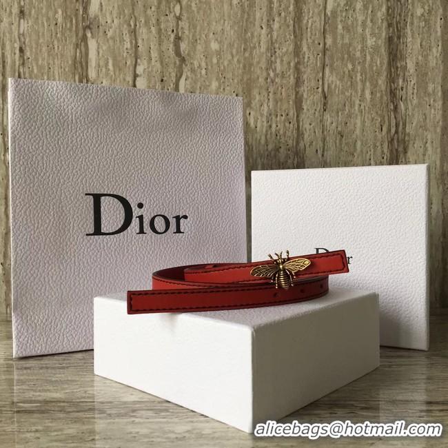 Trendy Design Dior BEE BELT CALFSKIN B0387 red