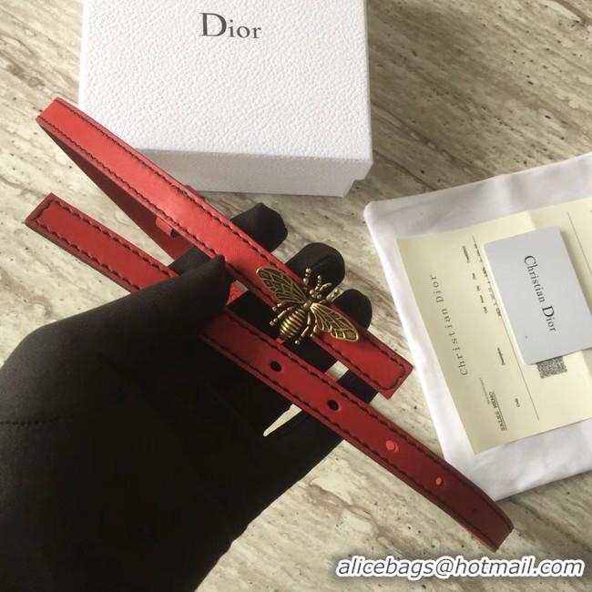 Trendy Design Dior BEE BELT CALFSKIN B0387 red