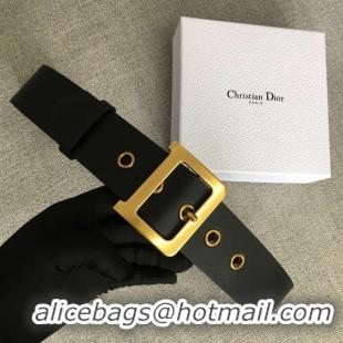 Top Grade Dior Wide leather belt with 50 mm D4261 black