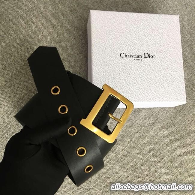 Top Grade Dior Wide leather belt with 50 mm D4261 black