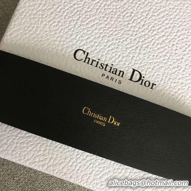 Top Grade Dior Wide leather belt with 50 mm D4261 black