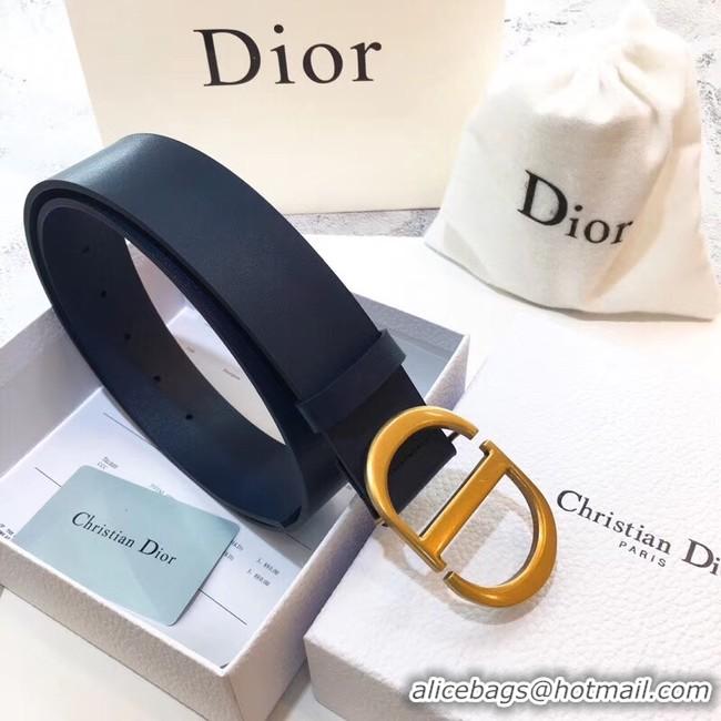 Good Quality Dior Calf Leather Belt Wide with 40mm 5362