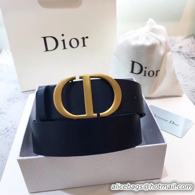 Good Quality Dior Calf Leather Belt Wide with 40mm 5362