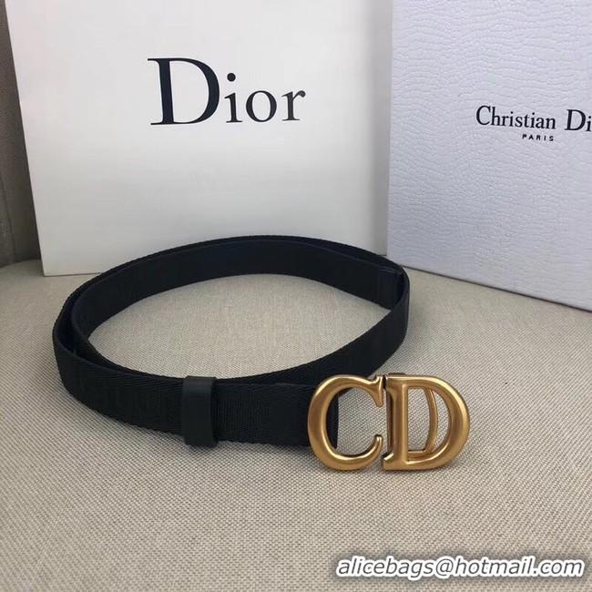 Grade Quality Dior Calf Leather Belt Wide with 20mm 5361 black