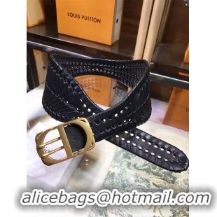 Fashion Dior Calf Leather Belt D6938 Black