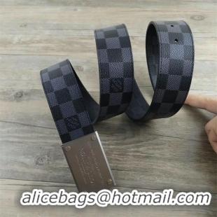 Pretty Style Louis Vuitton Damier Ebene Canvas Belt LV20266E