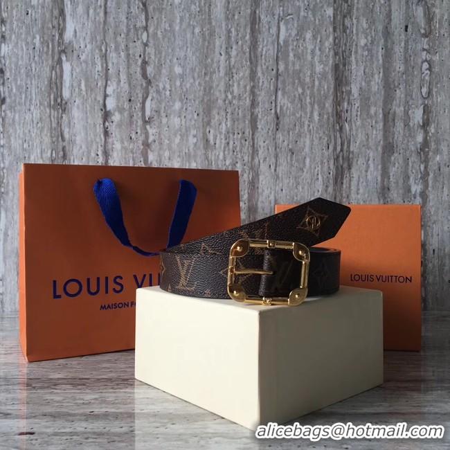 Top Quality Louis Vuitton Calf leather Belt REVERSO 35MM REVERSIBLE MP035S