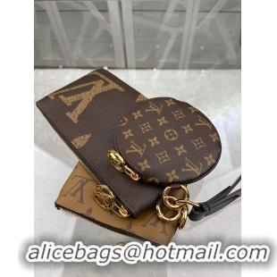 Top Grade Louis Vuitton Monogram Canvas Trio Pouch M68756