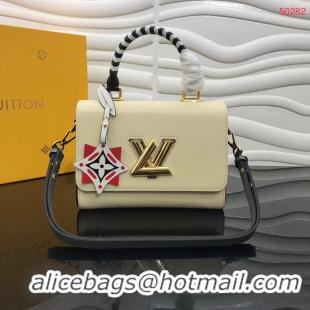 Buy Discount Louis vuitton original CRAFTY TWIST tote bag M56780 cream