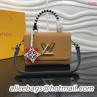 Cheapest Louis vuitton original CRAFTY TWIST tote bag M56780 Caramel