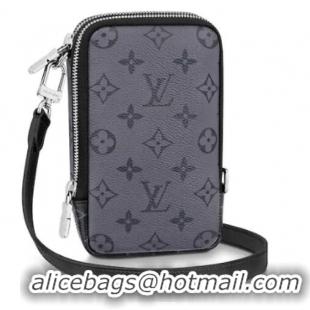 Cheapest Louis vuitton original DOUBLE PHONE M69534 black