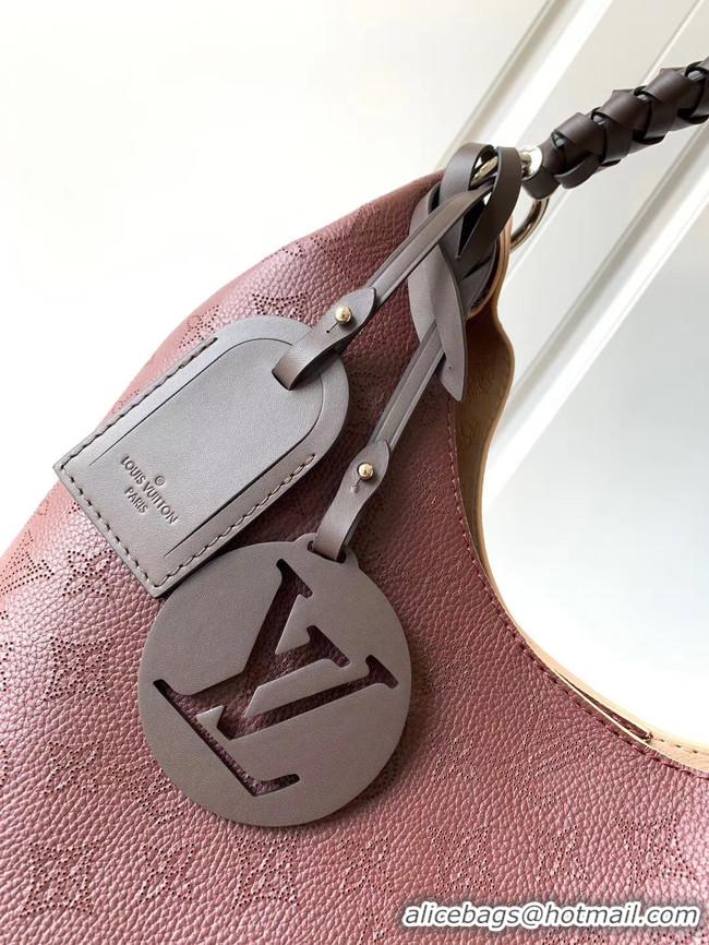 New Style Louis Vuitton Mahina Leather CARMEL M53188 Burgundy