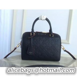 Discount Design Louis vuitton original leather SPEEDY 25 Monogram Empreinte M43501 dark blue