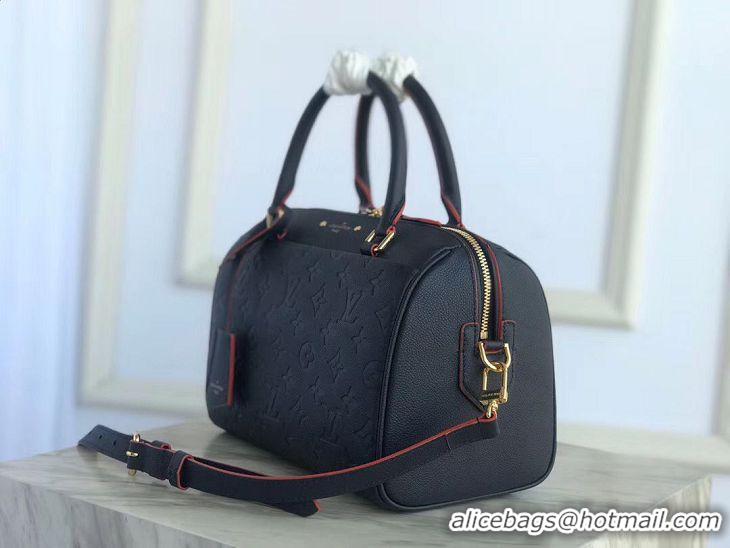 Discount Design Louis vuitton original leather SPEEDY 25 Monogram Empreinte M43501 dark blue