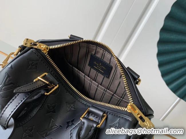 Best Price Louis vuitton original leather SPEEDY 20 Monogram Empreinte mini m42397 black