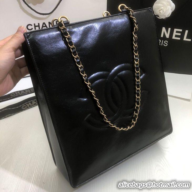 Best Price Chanel Original Leather Tote Shopping Bag AS1942 Black