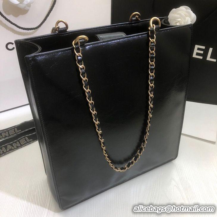 Best Price Chanel Original Leather Tote Shopping Bag AS1942 Black