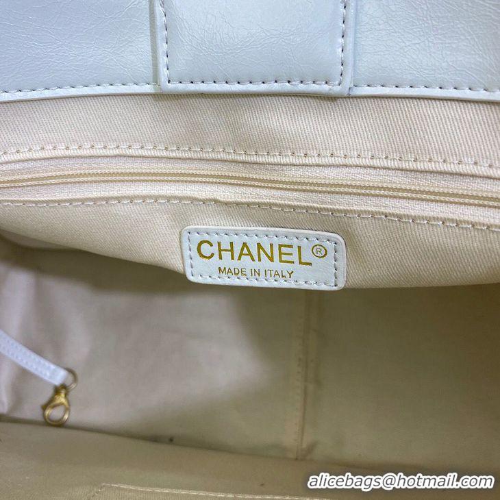 Top Design Chanel Original Leather Tote Shopping Bag AS1943 White