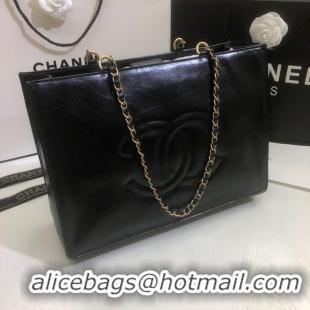 Unique Style Chanel Original Leather Tote Shopping Bag AS1943 Black