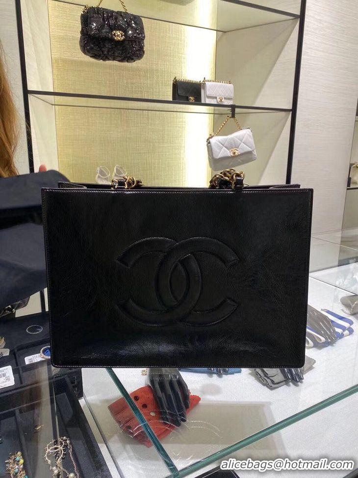 Unique Style Chanel Original Leather Tote Shopping Bag AS1943 Black