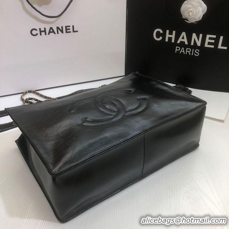 Unique Style Chanel Original Leather Tote Shopping Bag AS1943 Black