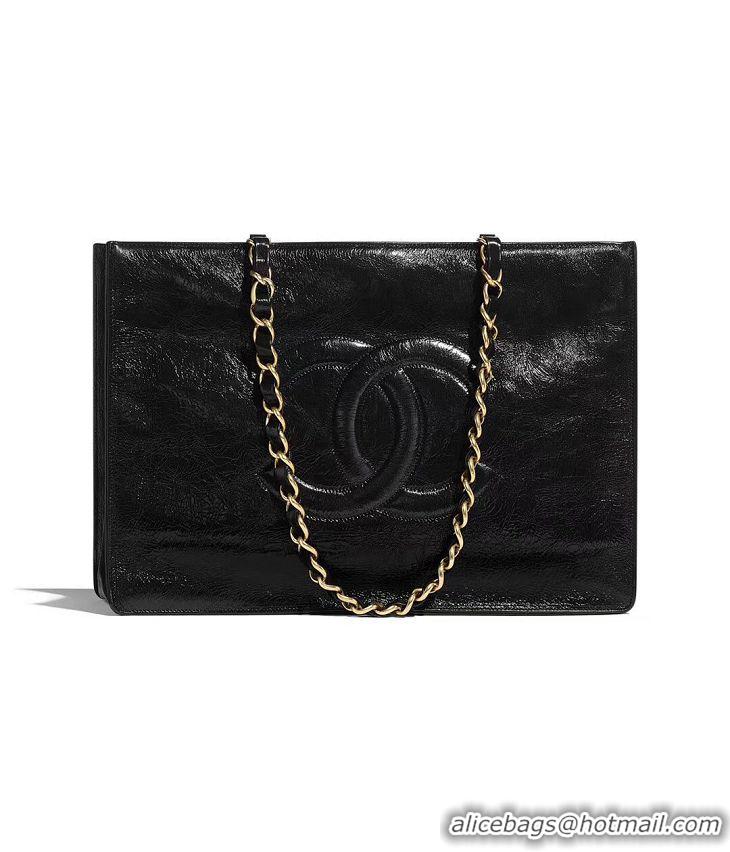 Unique Style Chanel Original Leather Tote Shopping Bag AS1943 Black