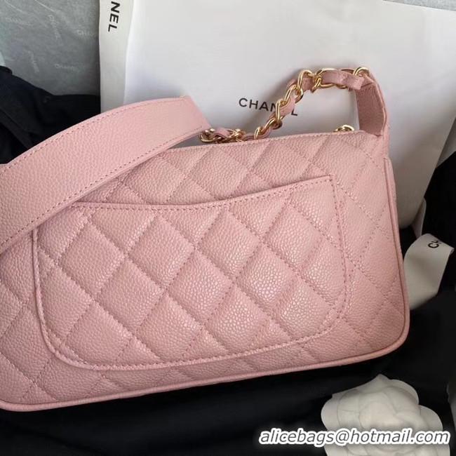 Affordable Price Chanel Original Caviar Leather Classic Bag 36988 pink