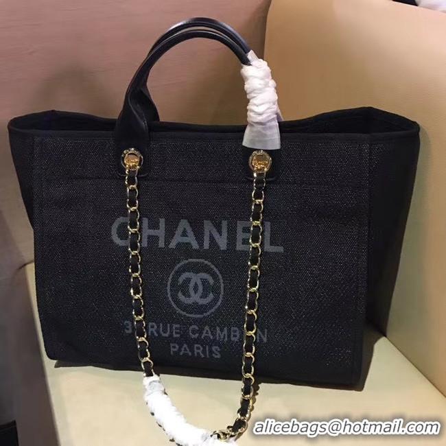 Buy Fashionable Chanel 19SS Shopping bag A66941 black