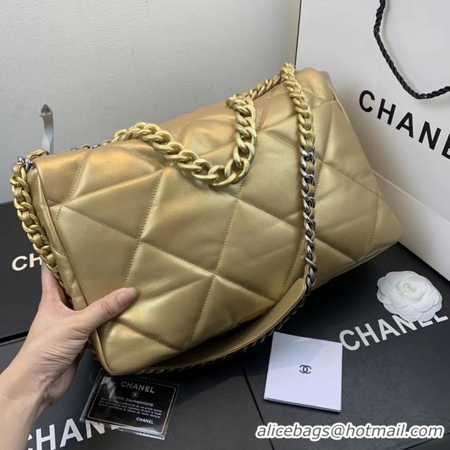 Super Quality Chanel 19 flap bag AS1161 Gold