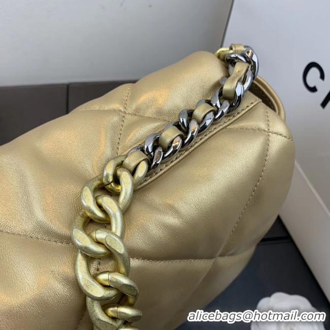 Super Quality Chanel 19 flap bag AS1161 Gold