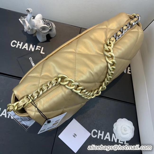 Super Quality Chanel 19 flap bag AS1161 Gold