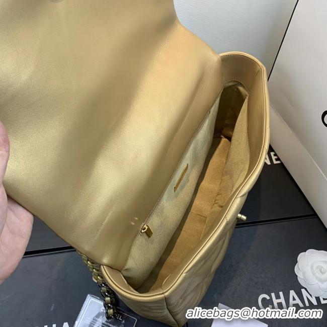 Super Quality Chanel 19 flap bag AS1161 Gold