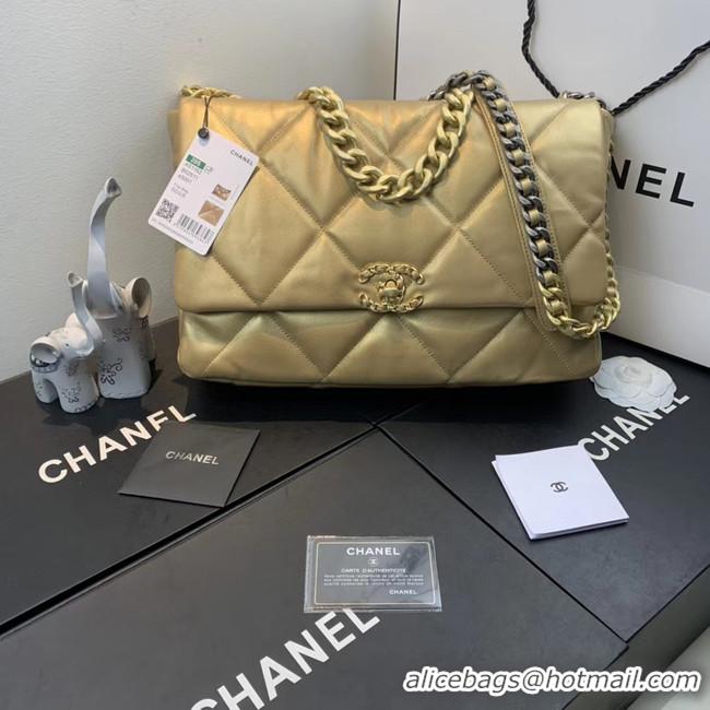 Super Quality Chanel 19 flap bag AS1161 Gold