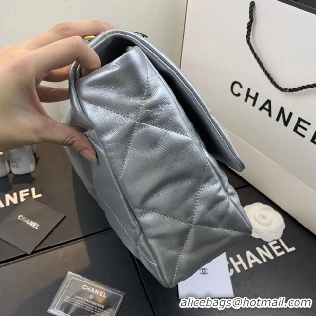 Luxury Cheap Chanel 19 flap bag AS1161 silver