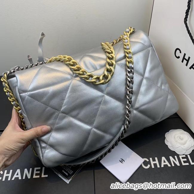 Luxury Cheap Chanel 19 flap bag AS1161 silver