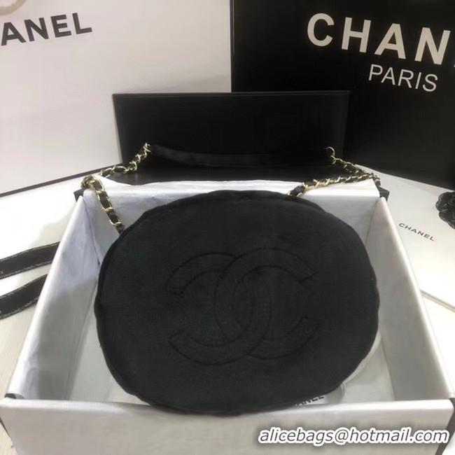 Popular Style Chanel velvet Drawstring bag AS1894 black