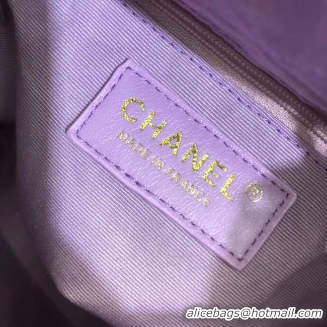 Popular Style Chanel velvet Drawstring bag AS1894 Lavender