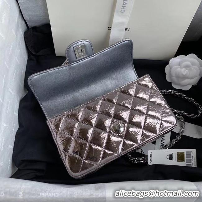 Grade Quality Chanel Flap Original Lambskin Leather Shoulder Bag AS1665 silver